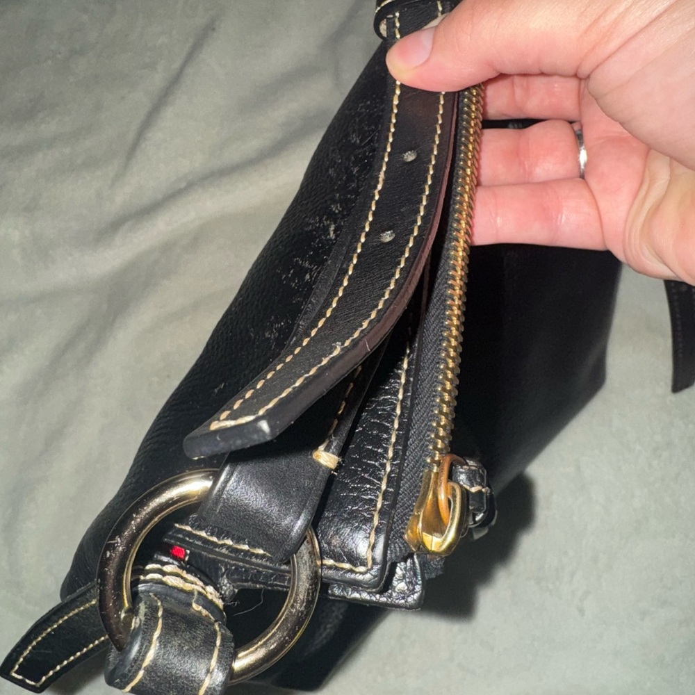 Dooney & Bourke Pebble Black Leather Bag - Picture 8 of 10